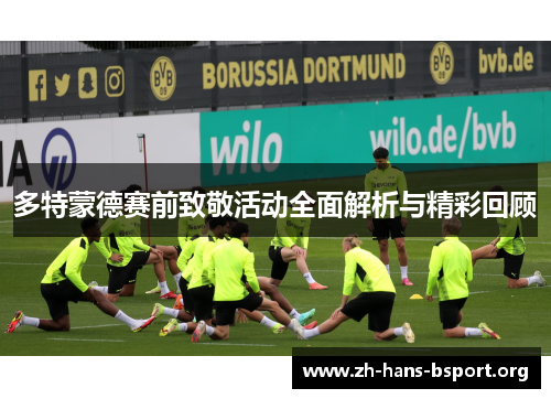 多特蒙德赛前致敬活动全面解析与精彩回顾