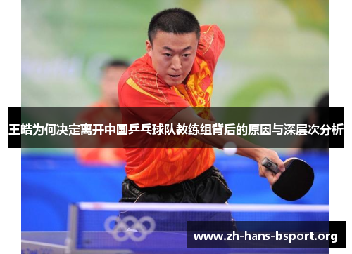 王皓为何决定离开中国乒乓球队教练组背后的原因与深层次分析